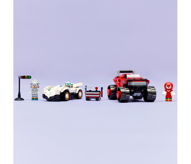 LEGO SONIC 77118 Silver w samochodzie kontra Knuckles w monster t - 1473587 - zdjęcie 5